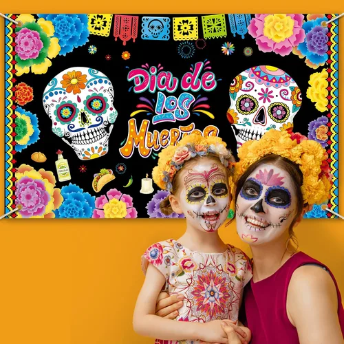 Miniatura 5 de Decoración del Día de los Muertos, Día de los Muertos, decoración del Día de los Muertos, decoración del Día de los Muertos, telón de fondo