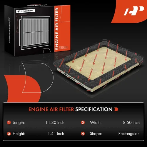 Miniatura 2 de A-Premium Filtro de aire de motor compatible con Ford F-150 2004-2008, F-250 F-350 Super Duty 2005-2007, Expedition y Lincoln Navigator 2005-2006