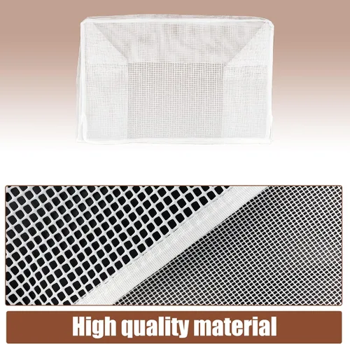 Miniatura 2 de BJADE'S Cubierta de aire acondicionado para ventana en forma de U, diseño de malla para exteriores, cubierta de protección de CA para ventanas