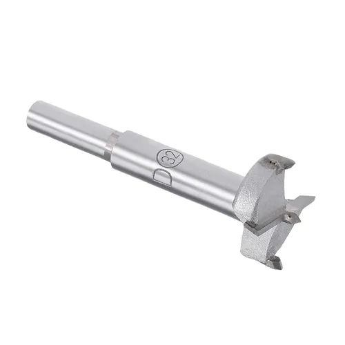 Miniatura 11 de Forstner Broca - Broca de carburo de tungsteno de 0.98 pulgadas para muebles de madera, bisagra, carpintería, vástago redondo, gris