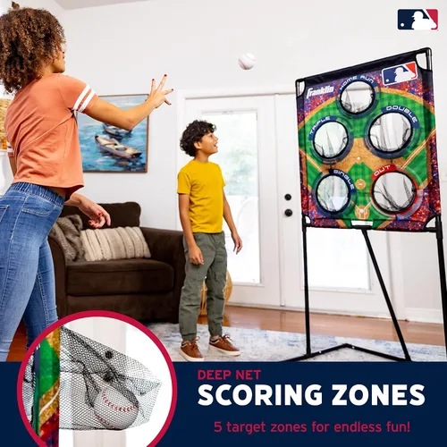 Miniatura 8 de Juegos de lanzamiento de objetivo Franklin Sports - Juegos de lanzamiento de objetivo de fútbol y béisbol para niños para interiores + exteriores
