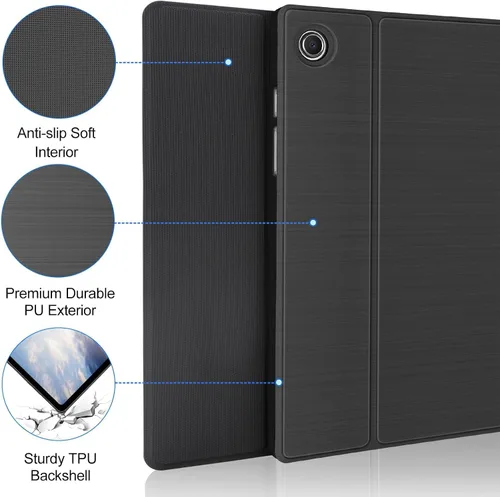 Miniatura 7 de FOGARI Suitable for Galaxy Tab A8 10.5-inch 2022 Keyboard case (Model: SM-X200/X205/X207) with Seven Color Backlight/Magnetic Detachable Wireless