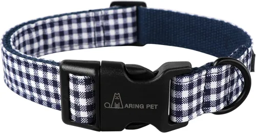 Miniatura 16 de Aring Pet Collar de algodón, ligero y ajustable, con hebilla de liberación rápida, para perros pequeños, medianos y grandes, otoño, hoja de arce