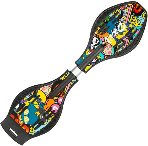 Miniatura 15 de Tabla giratoria, patineta junior de lujo con ruedas iluminadoras para más emoción, diversión y visibilidad, Twistboard para niños de 8 años