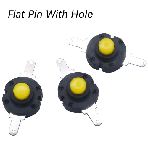 Miniatura 3 de mxuteuk 30 interruptores de botón micro autobloqueante redondo DC 12V 0.5A 2pin pestillo mini interruptores de encendido/apagado