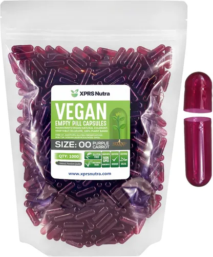 Miniatura 34 de XPRS Nutra Cápsulas vacías de tamaño 00 – 100 cápsulas veganas vacías – Pastillas vacías vegetarianas – Relleno de cápsulas vegetales DIY