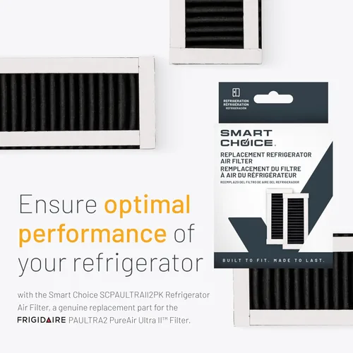 Miniatura 2 de Smart Choice SCPAULTRAII2PK Filtro de aire para refrigerador, pieza de repuesto genuina para Frigidaire PAULTRA2 PureAir Ultra II, paquete de 2