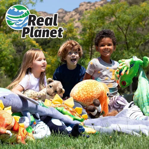Miniatura 7 de Real Planet Peluche de pesca – Sockeye Salmon Trucha Bass Peluche de peluche para niños, regalos de pesca para hombres, juguetes de peluche de peces