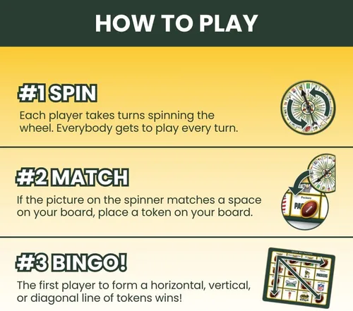 Miniatura 6 de MasterPieces Juegos para niños - Juego de bingo de San Francisco 49ers de la NFL