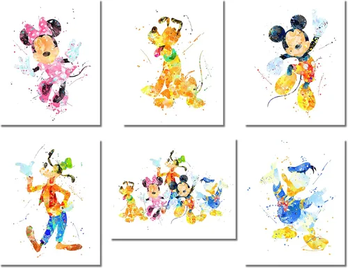 Miniatura 13 de BigWig Prints Decoración de Pared de Mickey Mouse – Citas de Arte de Pared de Mickey Mouse, Imágenes de Decoración de Guardería, Pósteres de Cita