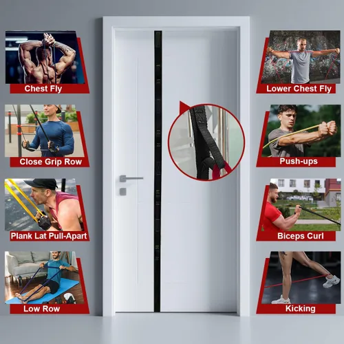 Miniatura 2 de VEICK Bandas de resistencia para entrenamiento, bandas de ejercicio, bandas de entrenamiento, bandas de asistencia para dominadas, juego de bandas