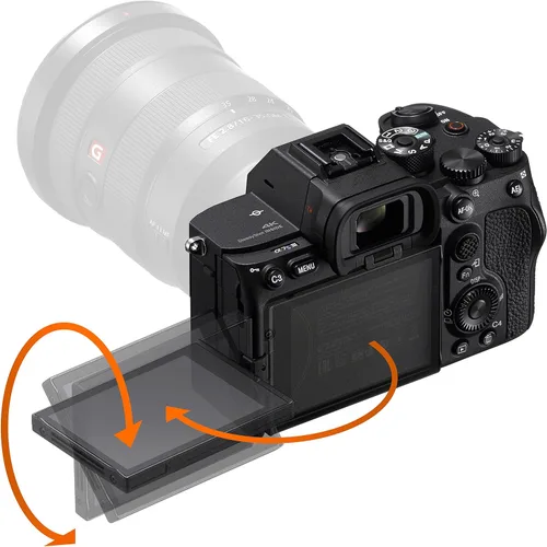 Miniatura 5 de Sony A7s III - Cuerpo de cámara sin espejo de marco completo con kit de lente FE 1.969 in F1.8 ILCE-7SM3/B + SEL50F18F con LED de video fotográfico