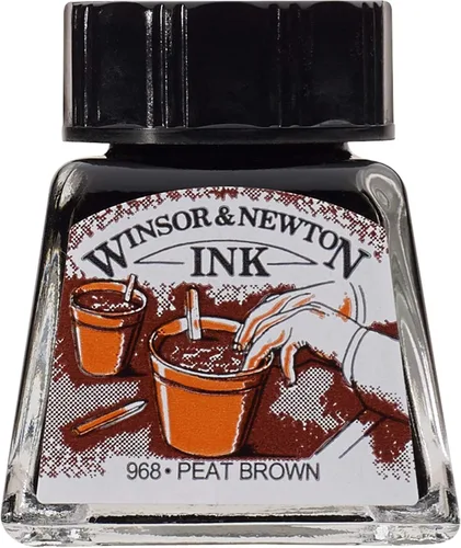 Miniatura 20 de Winsor & Newton - Bote de tinta para dibujo Dorado