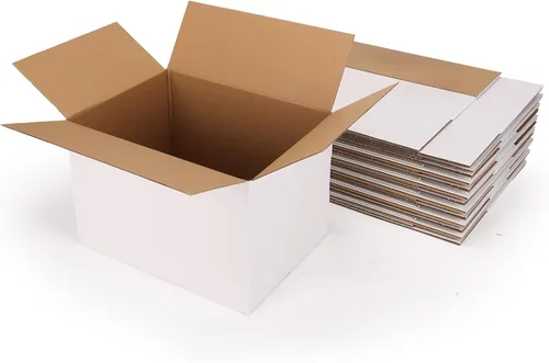 Miniatura 30 de Hoikwo Paquete de 40 cajas de envío de 4 x 4 x 2 para pequeñas empresas, cajas de cartón de embalaje negras, caja de embalaje de correo móvil