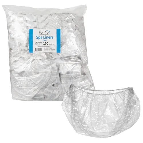Miniatura 15 de ForPro Professional Collection Revestimientos de spa, aptos para todos los spas de pedicura, forros desechables, azul, 400