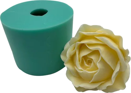 Miniatura 15 de Molde de Silicona 3D de Flor de Rosa Floreciente para Resina Flor Jabón Vela Haciendo Moldes DIY Molde de Pastel de Boda Decorando con Epoxi Molde
