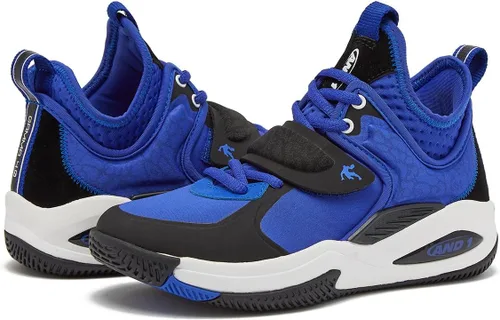 Miniatura 6 de AND1 Zapatos de baloncesto para niños y niñas, tenis de baloncesto geniales para niños, talla 11 a niño grande 7, tenis de caña media o alta