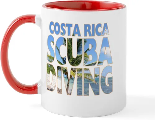 Miniatura 43 de CafePress Scuba Flag Diver Taza de café de cerámica de 11 oz (11.0 fl oz)