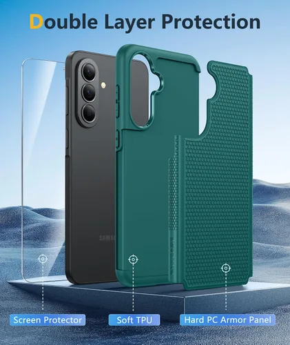 Miniatura 383 de FNTCASE Funda para iPhone 17 Pro: Fundas delgadas translúcidas de color azul claro compatibles con MagSafe, protección completa de la cámara