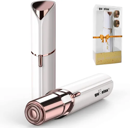Miniatura 10 de Depilación facial para mujeres, removedor de vello facial eléctrico sin dolor para cara, labios, barbilla con 2 cabezales de repuesto Púrpura+2