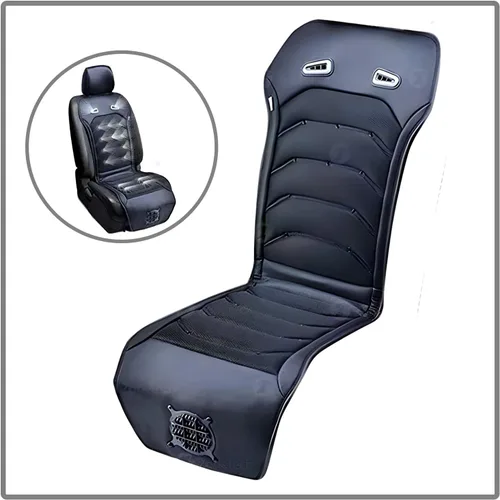 Miniatura 2 de ZONETECH Cojín de Asiento de Coche con Enfriamiento - Negro 12V Masajeador Enfriador Automotriz Cómodo Almohadilla - Circulación de Aire