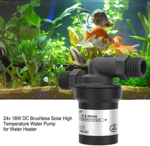Miniatura 2 de Bomba de agua solar, bomba de agua solar de alta temperatura sin escobillas de 24 V CC, eléctrica portátil para calentador de agua, para industria