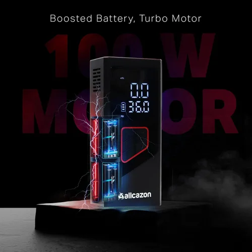 Miniatura 7 de Inflador de neumáticos, compresor de aire portátil, inflador portátil de 150 PSI para automóvil, bomba de aire para neumáticos de automóvil