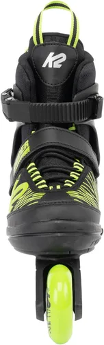 Miniatura 3 de K2 Raider Negro-Lima Patines en línea ajustables para niños