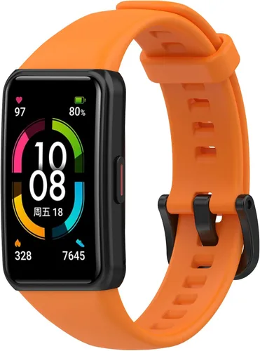 Miniatura 4 de TenCloud Paquete de 5 correas para reloj inteligente Honor Band 6, compatible con Huawei Honor Band 6, correa de repuesto impermeable