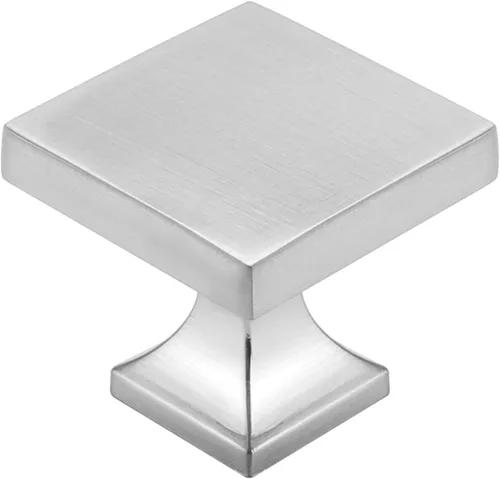 Miniatura 12 de Homdiy Paquete de 5 tiradores para gabinete color negro mate, manijas de zinc de aleación para cajones y aparadores, accesorios de cocina