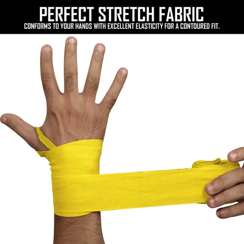 Miniatura 4 de MCD - Envolturas de boxeo para hombres y mujeres de 14.8 ft/180 pulgadas, para guantes de boxeo con lazo para el pulgar, Muay Thai, apretones