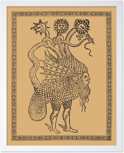 Miniatura 41 de Poster Master Póster vintage de mandala Kalachakra, impresión retro de la rueda del tiempo, arte budista, arte tibetano, regalo para hombres