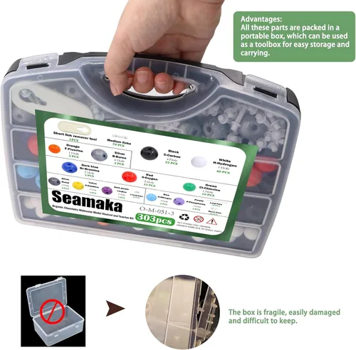 Miniatura 2 de 303 kits de medición de modelo molecular de química orgánica, kit de modelos moleculares con 122 átomos, 180 enlaces, 1 herramienta de eliminación
