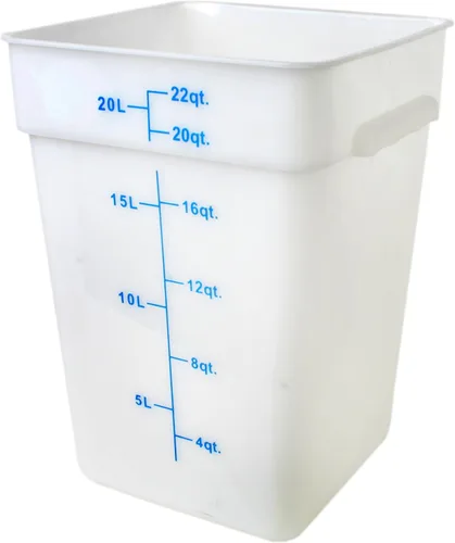 Miniatura 7 de Thunder Group PLSFT002PC Contenedor de almacenamiento de alimentos cuadrado de 2 cuartos de galón