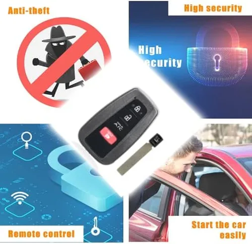 Miniatura 3 de Nuevo reemplazo remoto de llavero de coche para Toyota Prius Prime 2017/2018/2019/2020 con identificación de FCC: HYQ14FBE (OE# 89904-47460)