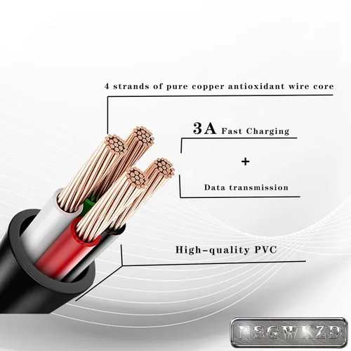 Miniatura 3 de Cable cargador de repuesto de 10 pies para Kindle Fire, Paperwhite, Oasis E-Reader, Fire Tablet, Galaxy S7/S6/S5/S4/S2/LG - Cable micro USB largo