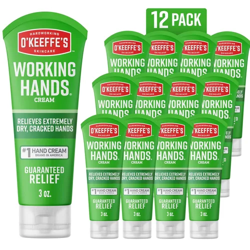 Miniatura 10 de O'Keeffe's Working Hands Crema de manos para una sequedad extrema, tubo de 3 onzas (paquete de 5), reparación del cuidado de la piel para manos