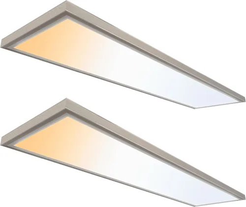 Miniatura 9 de Panel de Luz de Techo de Montaje en Superficie Ultralux de 1x4 pies – Delgado, Iluminado por los Bordes, Panel Plano de Montaje al Ras para Cocina