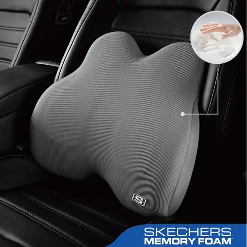 Miniatura 2 de Skechers Almohada lumbar de espuma viscoelástica, almohada de apoyo lumbar para oficina, silla, alivio del dolor de espalda baja, almohada lumbar