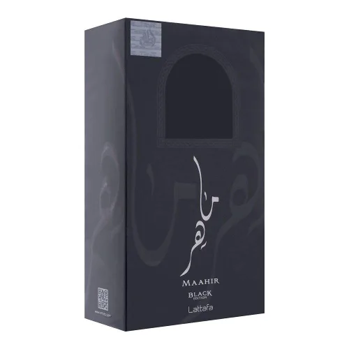 Miniatura 4 de Lattafa Perfumes Maahir Black Edition para Eau de Parfum en spray unisex, 3.4 onzas