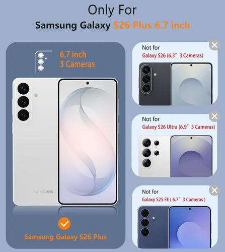 Miniatura 267 de FNTCASE Funda para iPhone 17 Pro: Fundas delgadas translúcidas de color azul claro compatibles con MagSafe, protección completa de la cámara