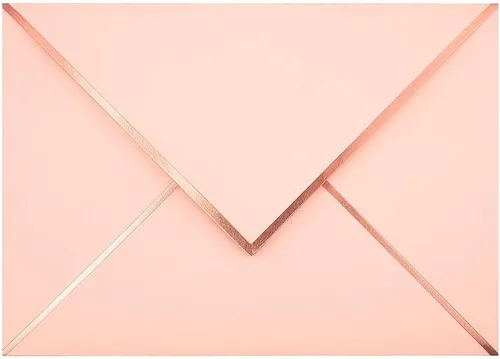 Miniatura 9 de Sobres A7 – Sobres de correo de lujo con solapa en V para tarjetas de 5 x 7 pulgadas – para bodas, invitaciones, baby shower, fotos, graduación
