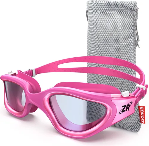 Miniatura 16 de ZIONOR G1 MAX - Gafas de natación polarizadas antivaho para hombres y mujeres A8 (polarizado + azul espejo)