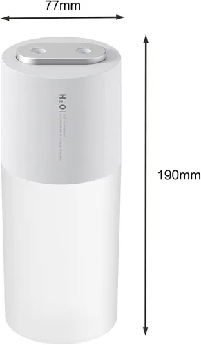 Miniatura 4 de Mini humidificador portátil de niebla fría de 13.5 fl oz, humidificador de escritorio USB para dormitorio, oficina, viajes con luz nocturna LED