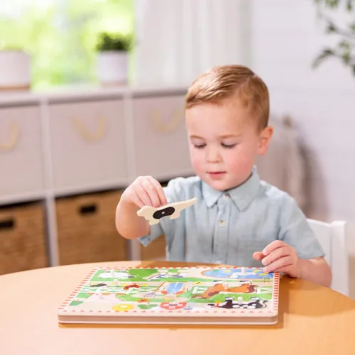 Miniatura 6 de Melissa & Doug - Rompecabezas con sonido (8 piezas), Granja de McDonald's, Multicolor