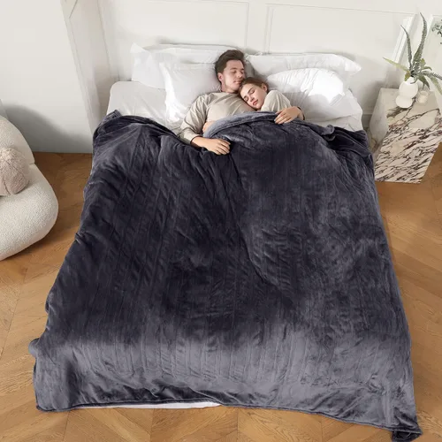 Miniatura 18 de COZYTY Manta eléctrica tamaño completo, manta térmica de franela súper suave y acogedora con 6 niveles de calefacción y 1-10 horas de apagado