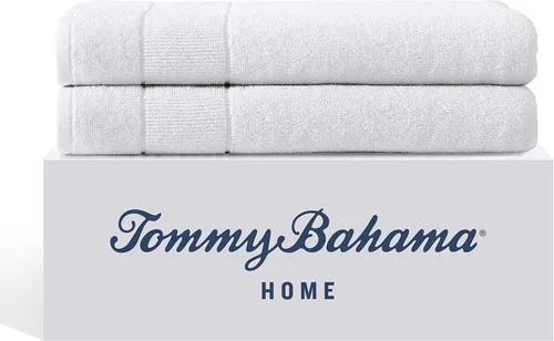 Miniatura 24 de Tommy Bahama - Toallas de baño, 100% algodón suave y absorbente, resistentes a la decoloración y a la decoloración, toallas de baño de peso medio