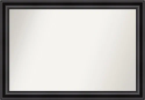 Miniatura 690 de Amanti Art Espejo personalizado, espejo de baño negro puente, espejo de pared o espejo de tocador de baño sobre el fregadero (26 x 26 pulgadas)