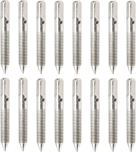 16 piezas de clavijas de afinación sueltas de acero inoxidable para piano estándar Yootones compatibles con herramientas de afinación de piano