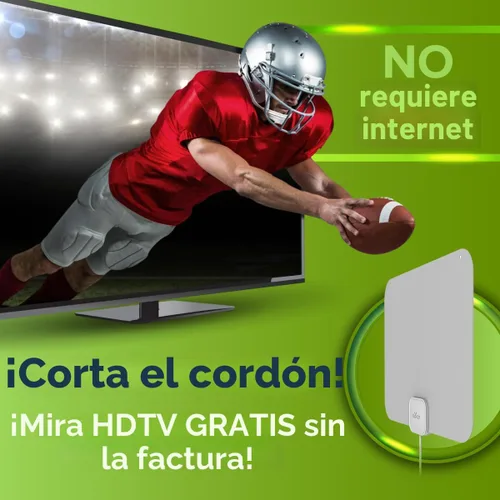 Miniatura 11 de Mohu Leaf Amplified - Antena de TV para interiores ultrafina, rango de 60 millas, amplificador Jolt Switch, UHF VHF, multidireccional, 4K UHD, TV